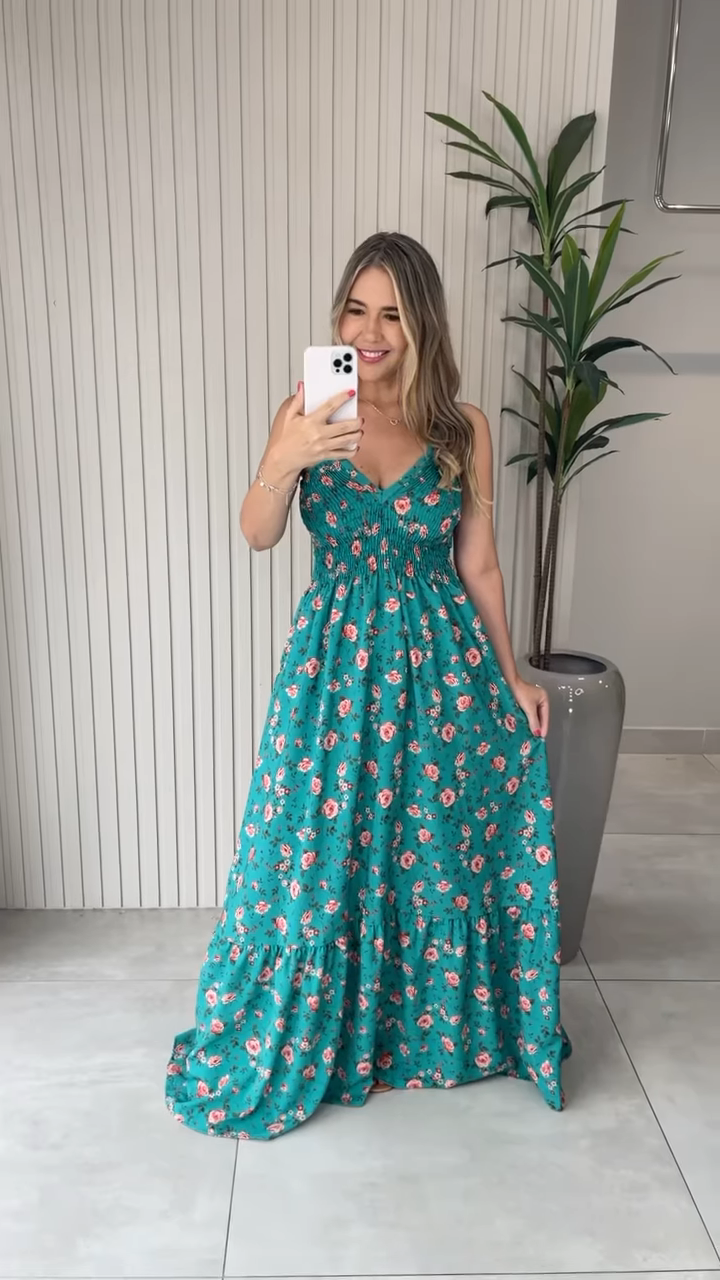 Vestido Alça Lastex
